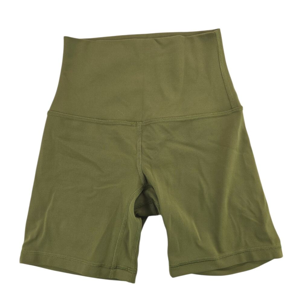 Lululemon | Green Align High-Rise Shorts | Size 0 - Picture 5 of 7